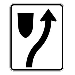 Poster - Arrow around right - Aluminum 0.064 - Vinyl Grade engineer laminated glossy - 24x30 - STANDARD