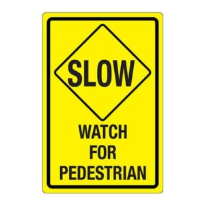 Poster - Slow down - Aluminium 0.064 - Regular glossy laminated vinyl - 8x12 - STANDARD IZ