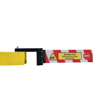 Polycarbonate barrier - Complete kit with Jersey holder and arm - STANDARD