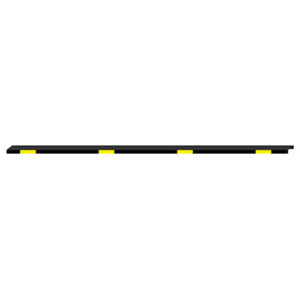 Handrail - Aluminum profile - Black baked-on paint - Yellow diamond grade vinyl strips - 144 - STANDARD IZ