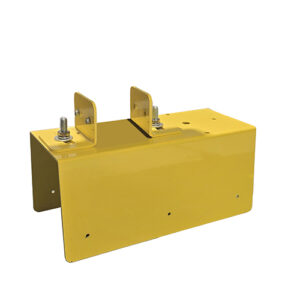 Steel single jersey support for pole or swivel arm - Yellow baked paint - STANDARD IZ