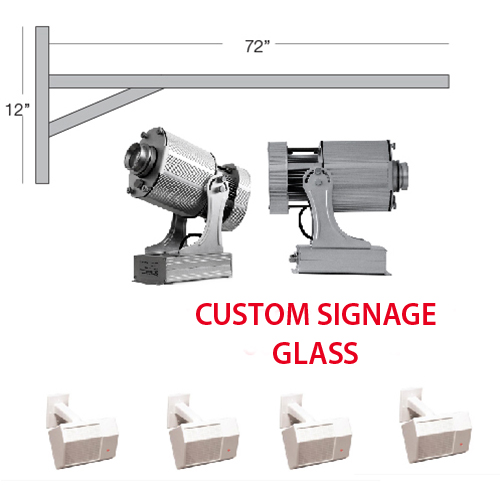 Anti-collision - Warning light - 4x motion detectors - 6 feet support - Standard