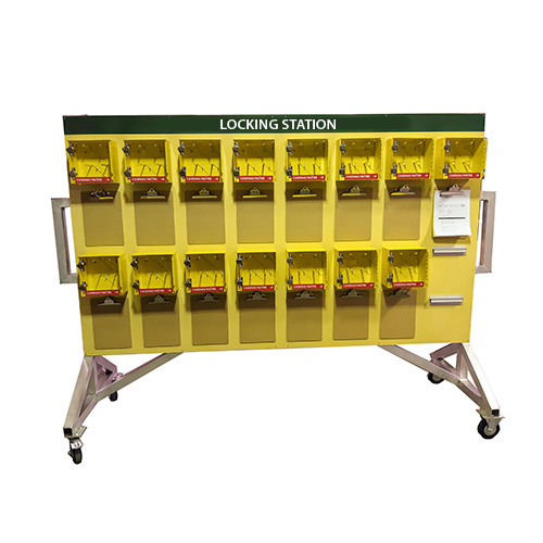 Lockout Station - 30 lockout boxes - 96x56 - STANDARD IZ