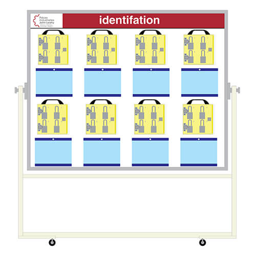 Locking - Table - 8 locking boxes - 60x48 - STANDARD IZ