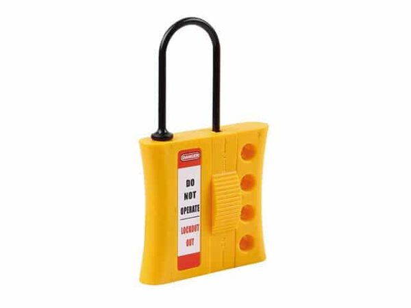 Padlocking - Nylon hasp, 4 locks, shackle 0.125 - 2.40x4.20 - STANDARD