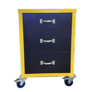 Lockout - Bottom of Station - Yellow baked paint - 24x30x24 - STANDARD